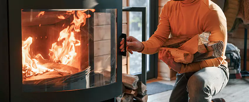 Residential Fireplace Ceramic Glass Installation in Georgetown, ON