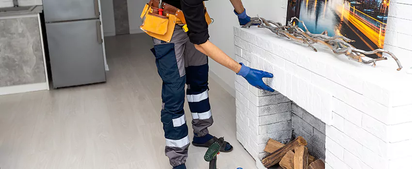 Outdoor Fireplace Restoration in Georgetown, Ontario