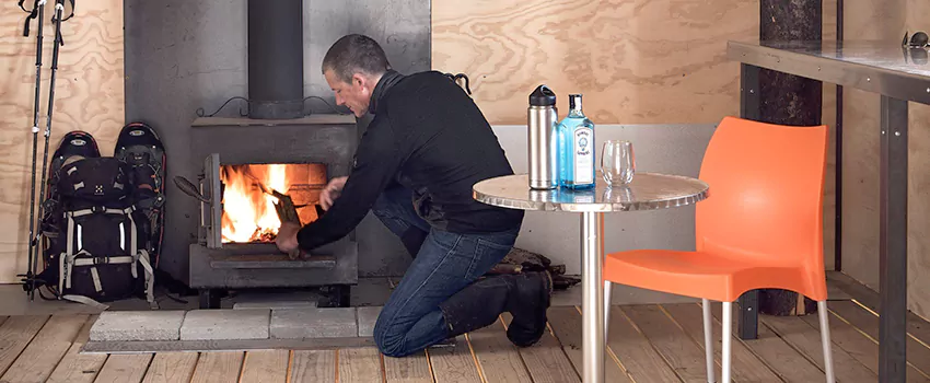 Open Hearth Wood Fireplace Installation in Georgetown, ON