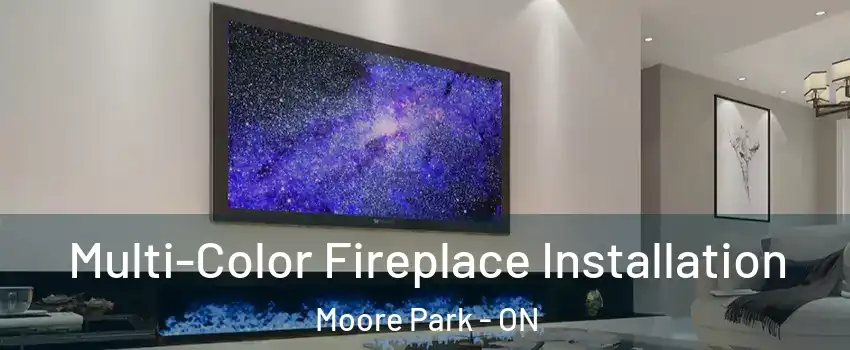 Multi-Color Fireplace Installation Moore Park - ON